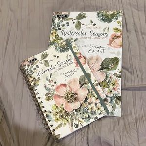 Watercolor Seasons 2023 Spiral
Engagement Planner and 13- Month planner.